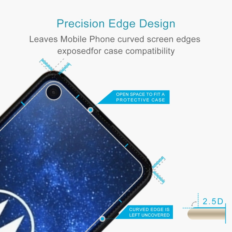 10 PCS 0.26mm 9H 2.5D Tempered Glass Film for Motorola Moto P50