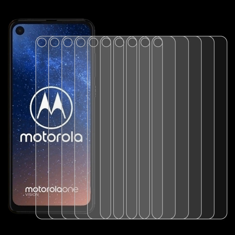 10 PCS 0.26mm 9H 2.5D Tempered Glass Film for Motorola Moto P50
