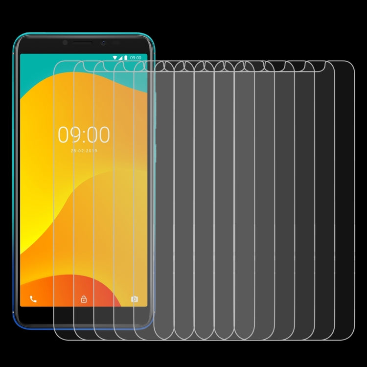 50 PCS 0.26mm 9H 2.5D Tempered Glass Film for Wiko Sunny4 Plus, No Retail Package