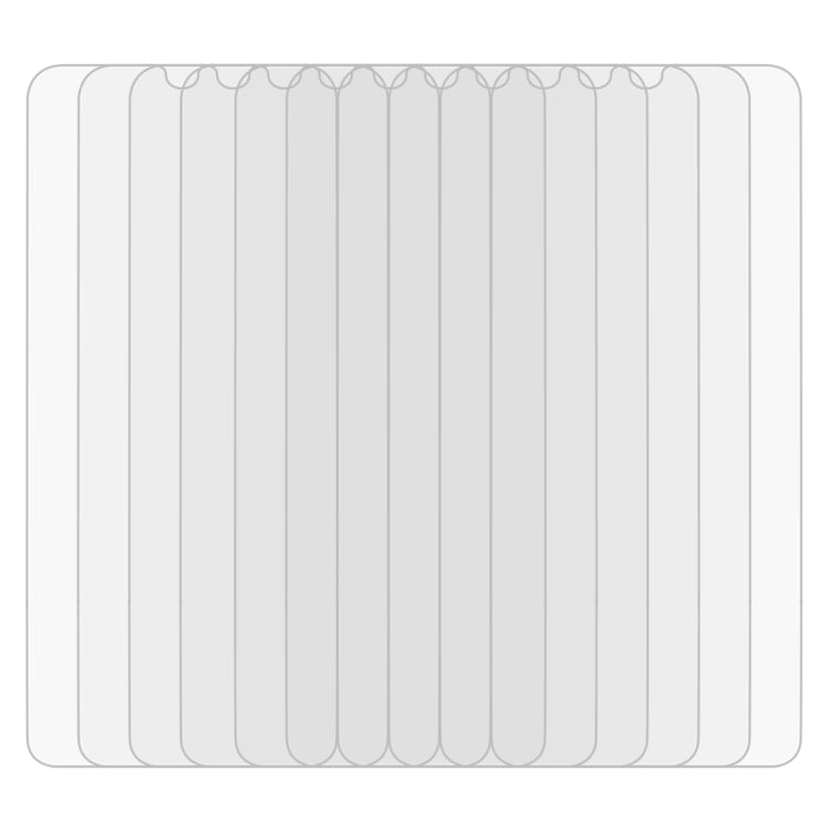 50 PCS 0.26mm 9H 2.5D Tempered Glass Film for Wiko View3 Pro, No Retail Package