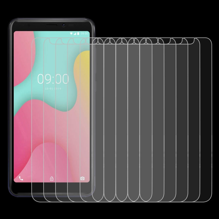 10 PCS 0.26mm 9H 2.5D Tempered Glass Film for Wiko Y60