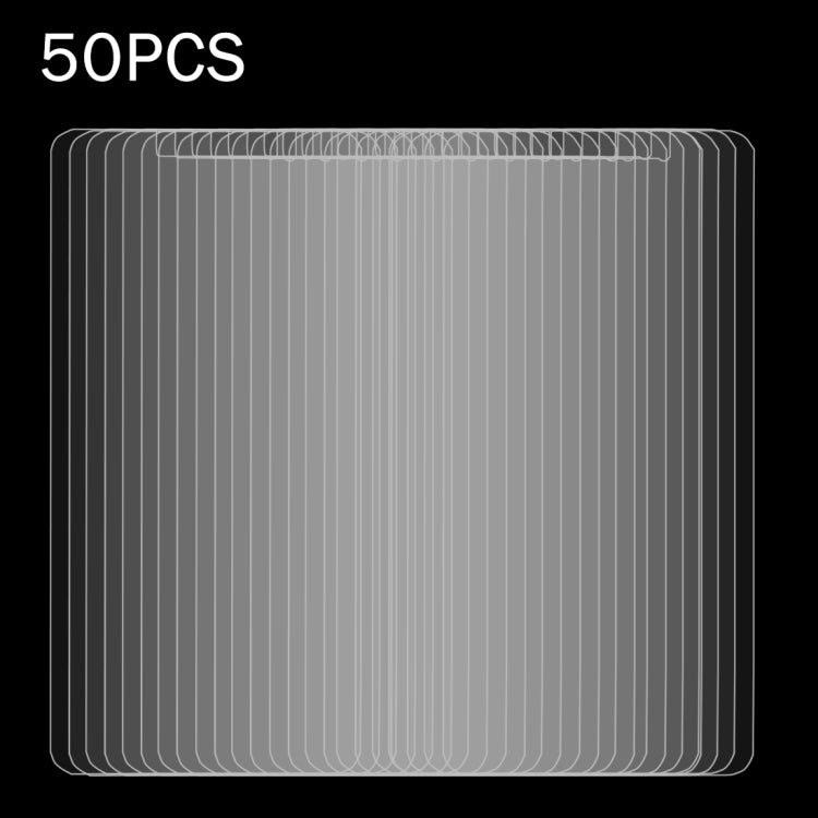 50 PCS for Huawei Y7 0.3mm 9H Surface Hardness 2.5D Explosion-proof Non-full Screen Tempered Glass Screen Film, No Retail Package