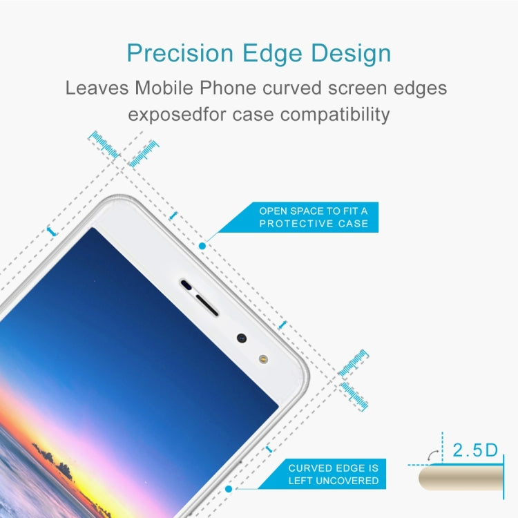 10 PCS for Huawei Y5 2017 0.3mm 9H Surface Hardness 2.5D Explosion-proof Full Screen Tempered Glass Screen Film