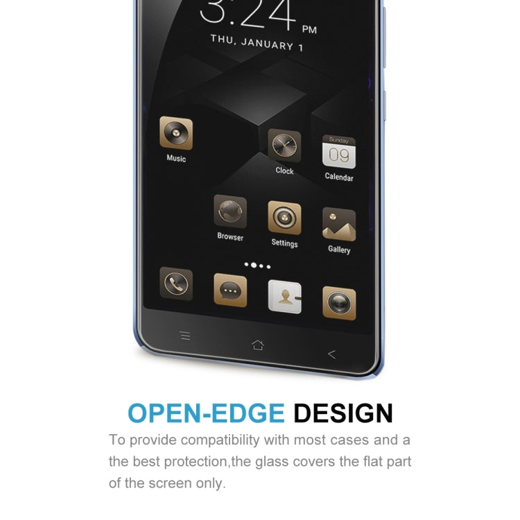 10 PCS for Blackview P2 Lite 0.26mm 9H Surface Hardness Explosion-proof Non-full Screen Tempered Glass Screen Film