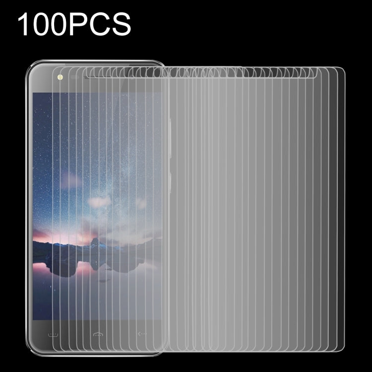 100 PCS for HOMTOM HT37 0.26mm 9H Surface Hardness Explosion-proof Non-full Screen Tempered Glass Screen Film