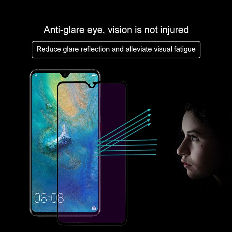 Ultra Thin 9H 3D Anti Blue-ray Full Screen Carbon Fiber Tempered Glass Film for Huawei Mate 20