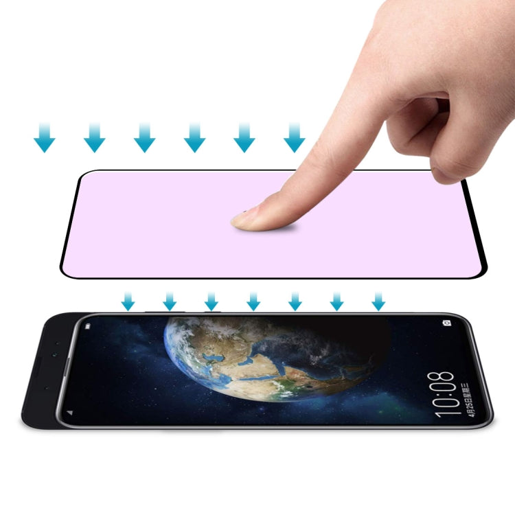Ultra Thin 9H 3D Anti Blue-ray Full Screen Carbon Fiber Tempered Glass Film for Huawei Honor Magic 2
