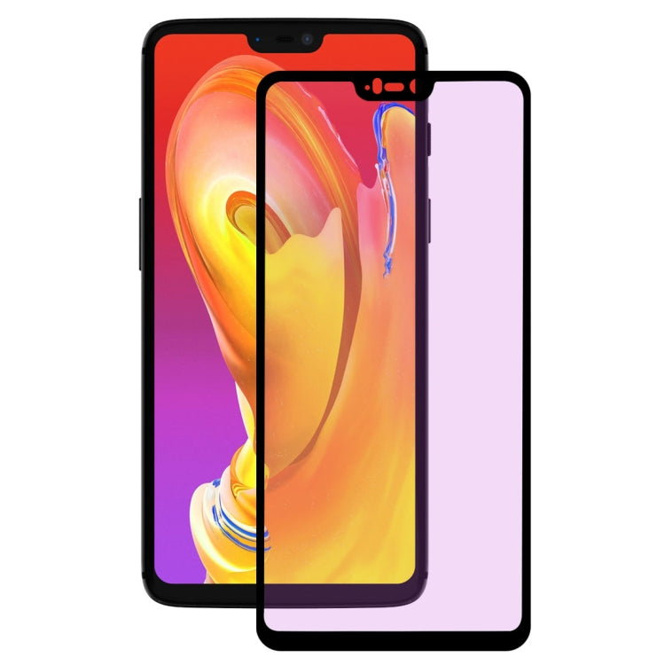 Ultra Thin 9H 3D Anti Blue-ray Full Screen Carbon Fiber Tempered Glass Film for OnePlus 6