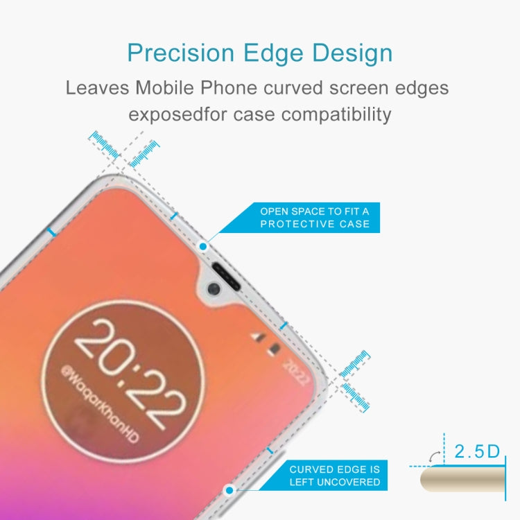 100 PCS 0.26mm 9H 2.5D Explosion-proof Tempered Glass Film for Motorola Moto G7