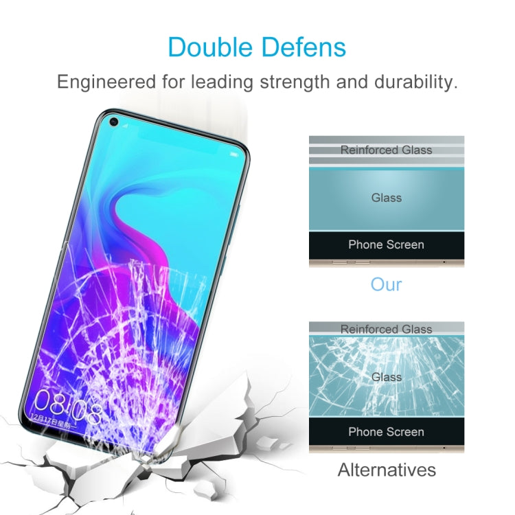 100 PCS 0.26mm 9H 2.5D Explosion-proof Tempered Glass Film for Huawei Nova 4