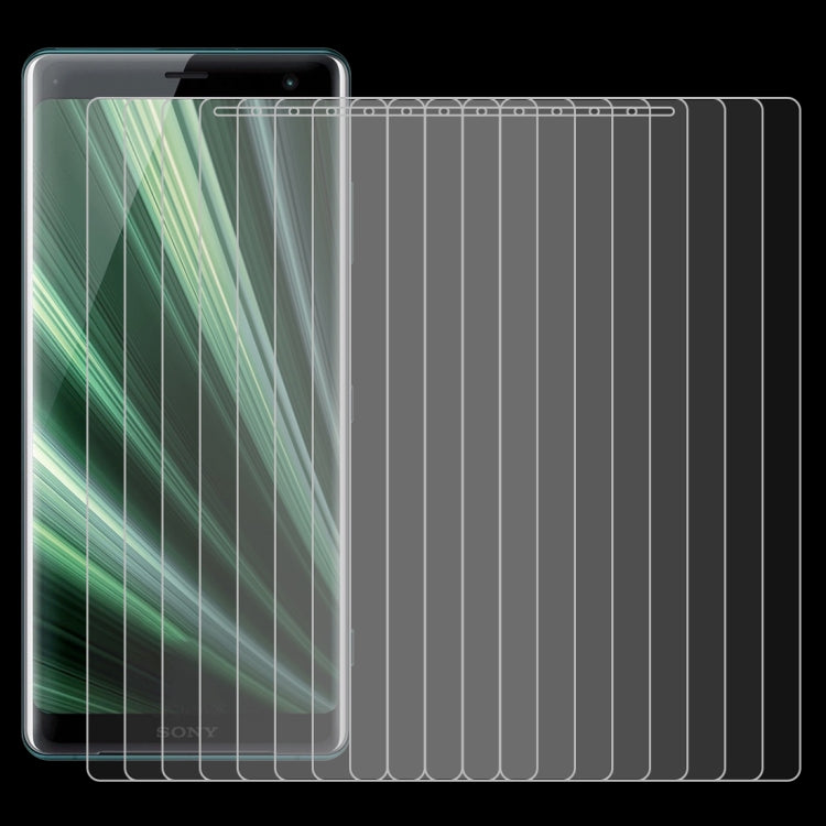 10 PCS 0.26mm 9H 2.5D Explosion-proof Tempered Glass Film for Sony Xperia XZ4 & Xperia 1