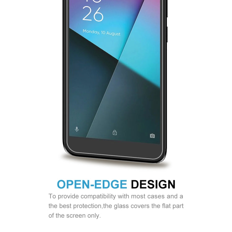 10 PCS 0.26mm 9H 2.5D Explosion-proof Tempered Glass Film for Vodafone Smart E9