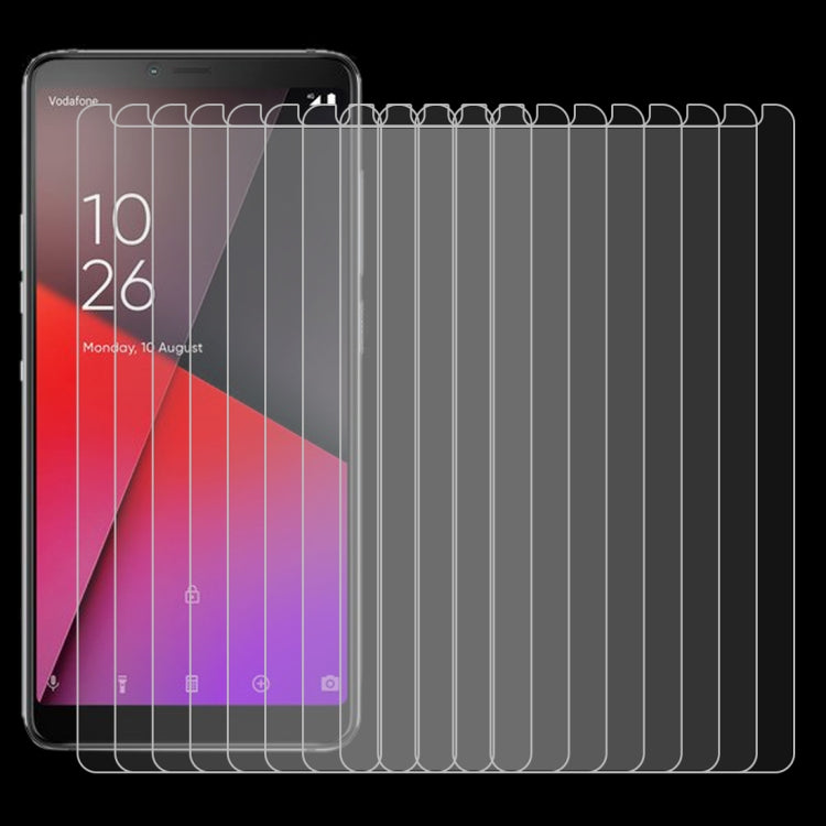 10 PCS 0.26mm 9H 2.5D Explosion-proof Tempered Glass Film for Vodafone Smart X9