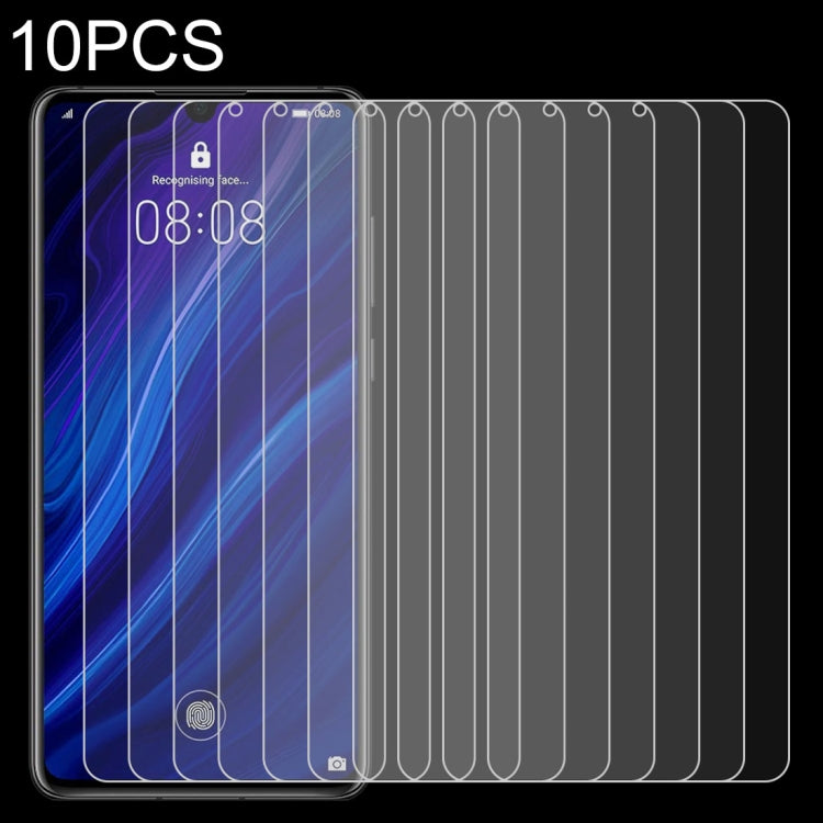 10 PCS 0.26mm 9H 2.5D Tempered Glass Film for Huawei P30