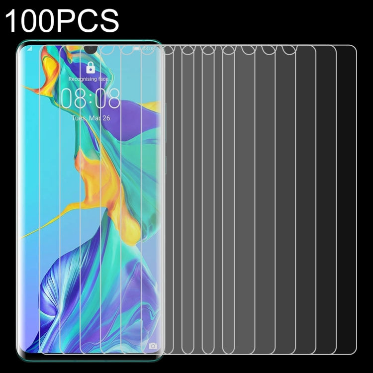 100 PCS 0.26mm 9H 2.5D Tempered Glass Film for Huawei P30 Pro