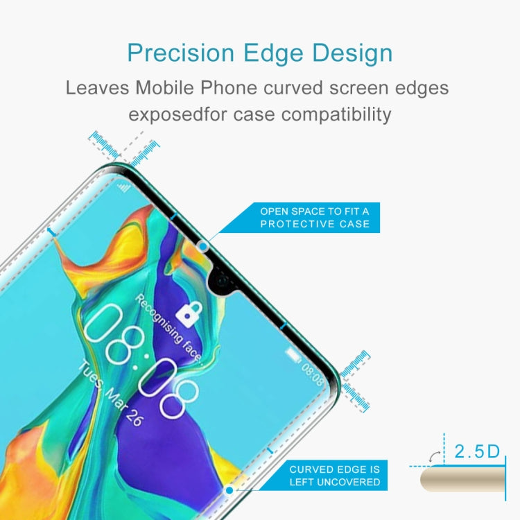 10 PCS 0.26mm 9H 2.5D Tempered Glass Film for Huawei P30 Pro