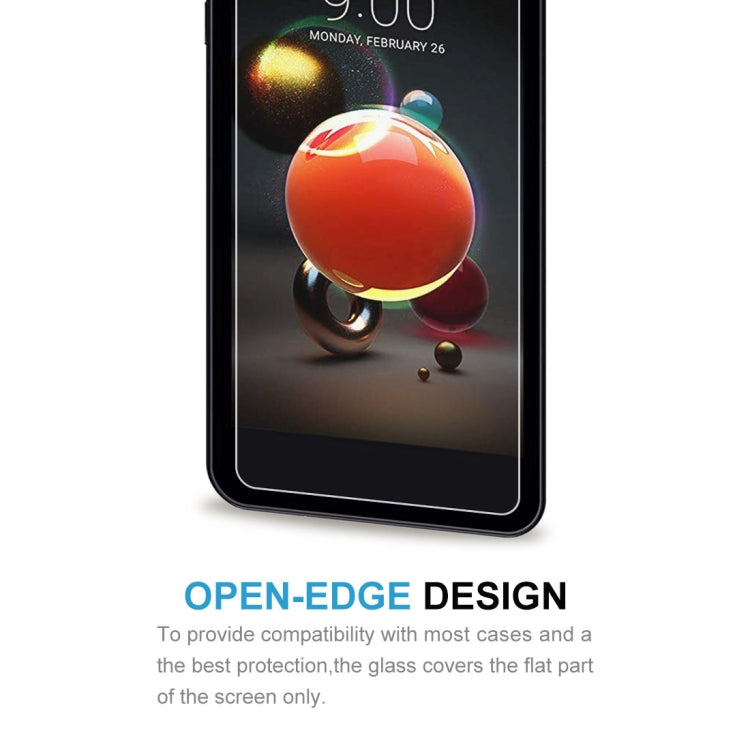 100 PCS 0.26mm 9H 2.5D Tempered Glass Film for LG K9