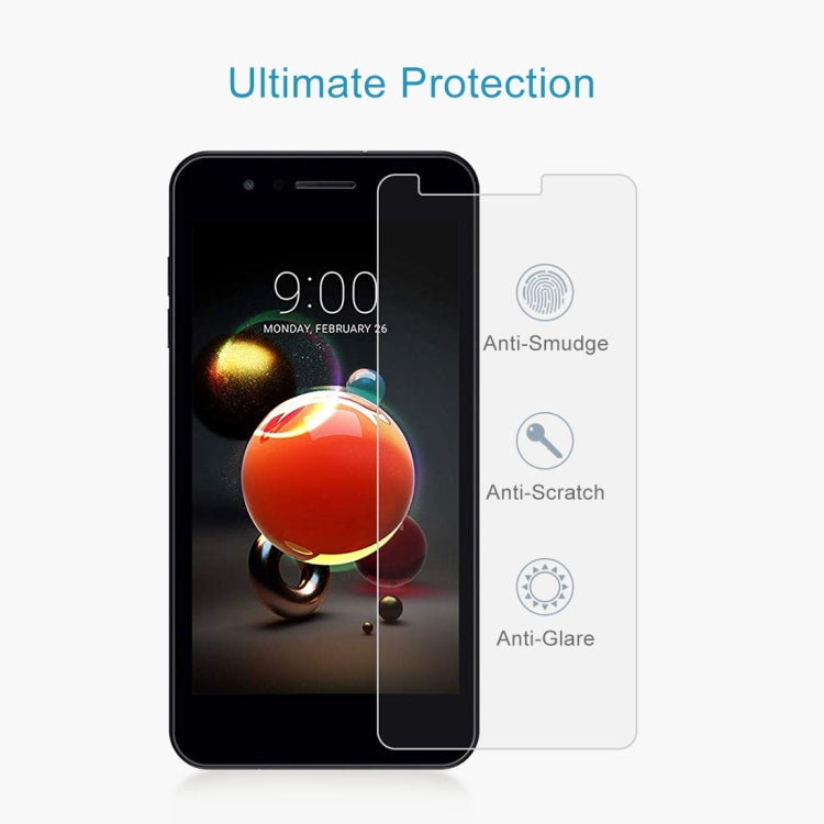 10 PCS 0.26mm 9H 2.5D Tempered Glass Film for LG K9