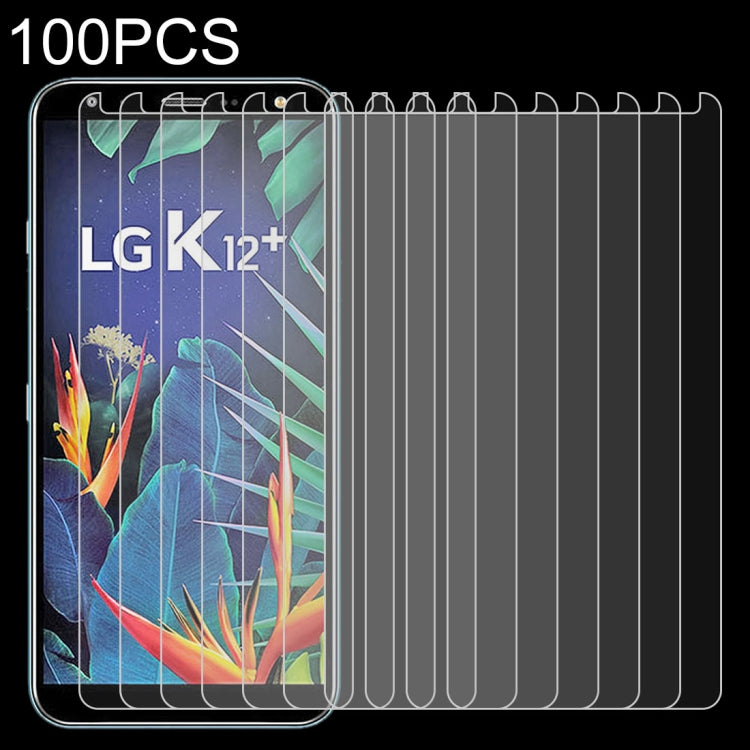 100 PCS 0.26mm 9H 2.5D Tempered Glass Film for LG K40