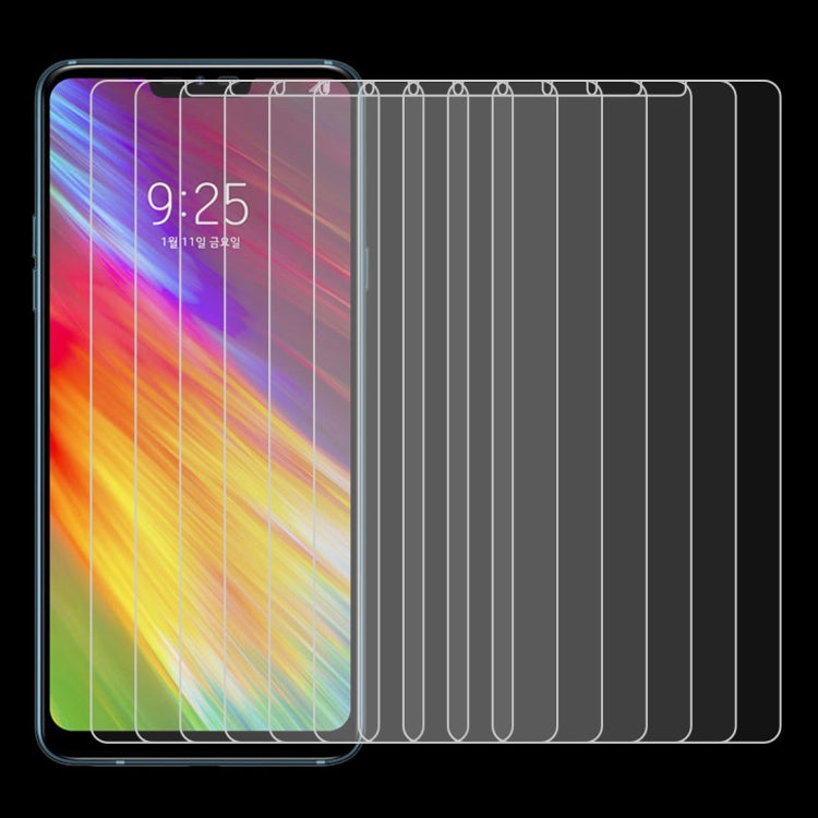 100 PCS 0.26mm 9H 2.5D Tempered Glass Film for LG Q9