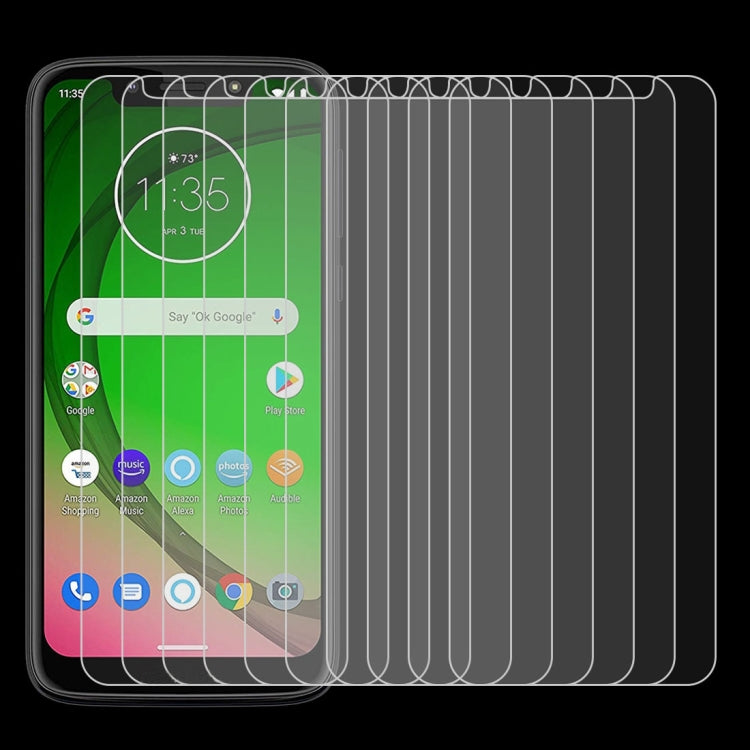 100 PCS 0.26mm 9H 2.5D Tempered Glass Film for Motorola Moto G7 Play