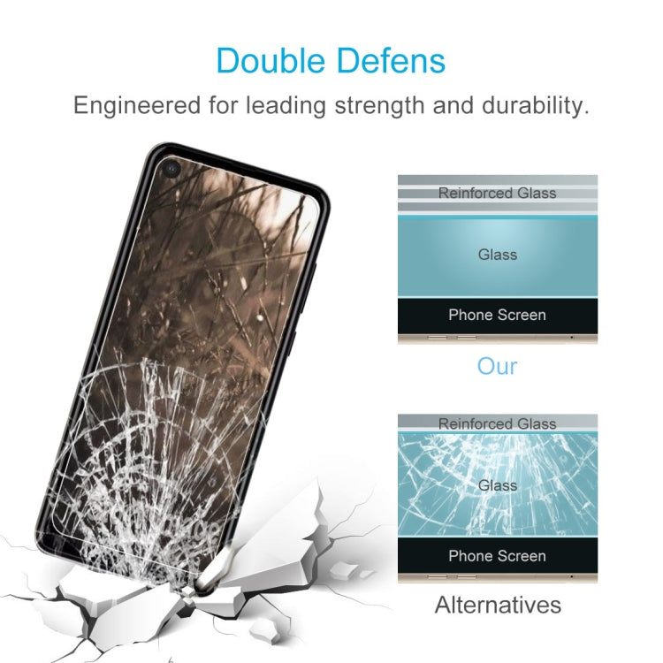 100 PCS 0.26mm 9H 2.5D Tempered Glass Film for Motorola Moto P40