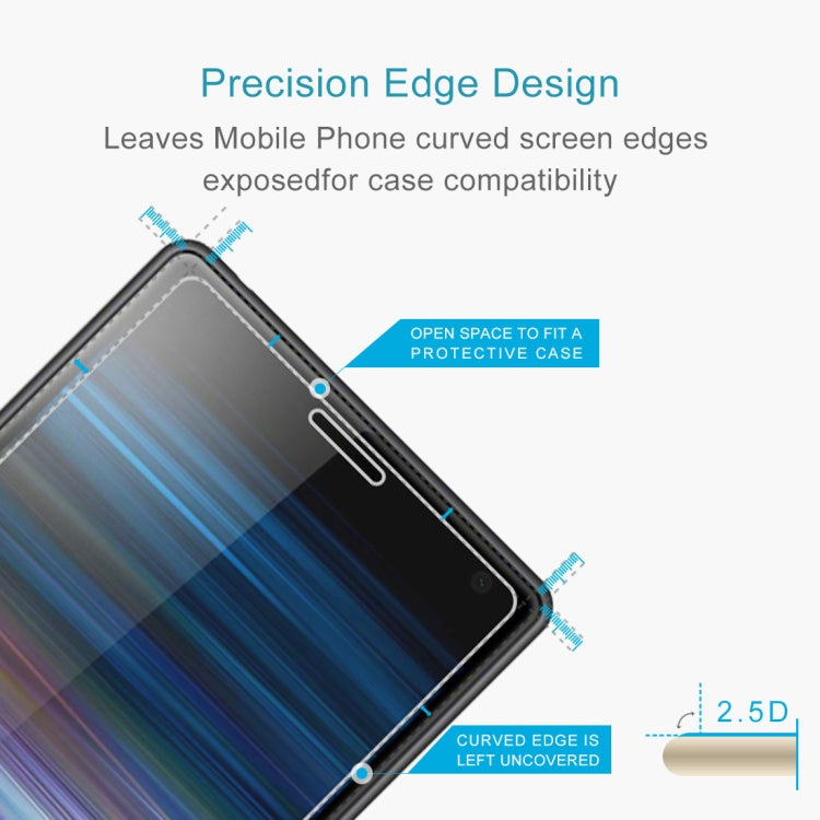 10 PCS 0.26mm 9H 2.5D Tempered Glass Film for Sony Xperia 10