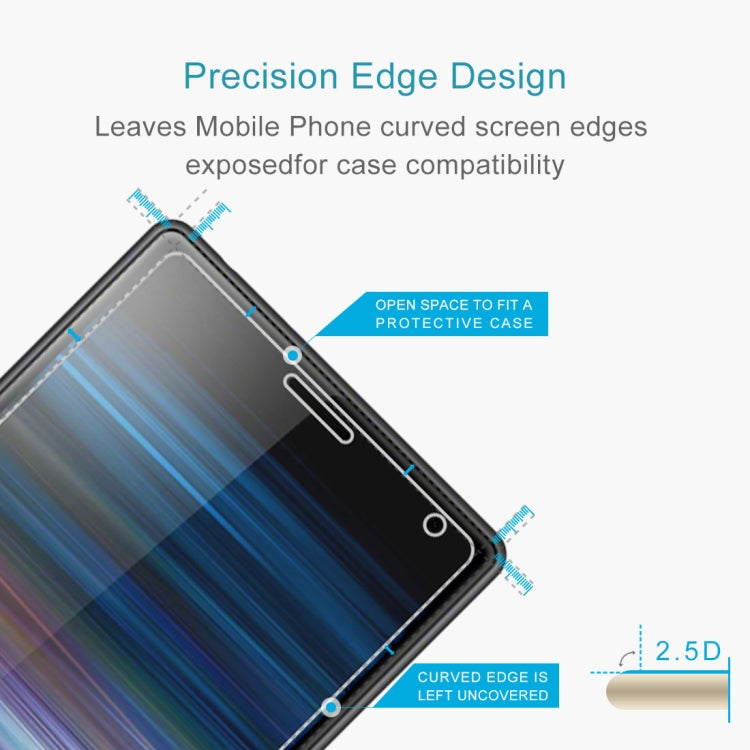 10 PCS 0.26mm 9H 2.5D Tempered Glass Film for Sony Xperia 10 Plus