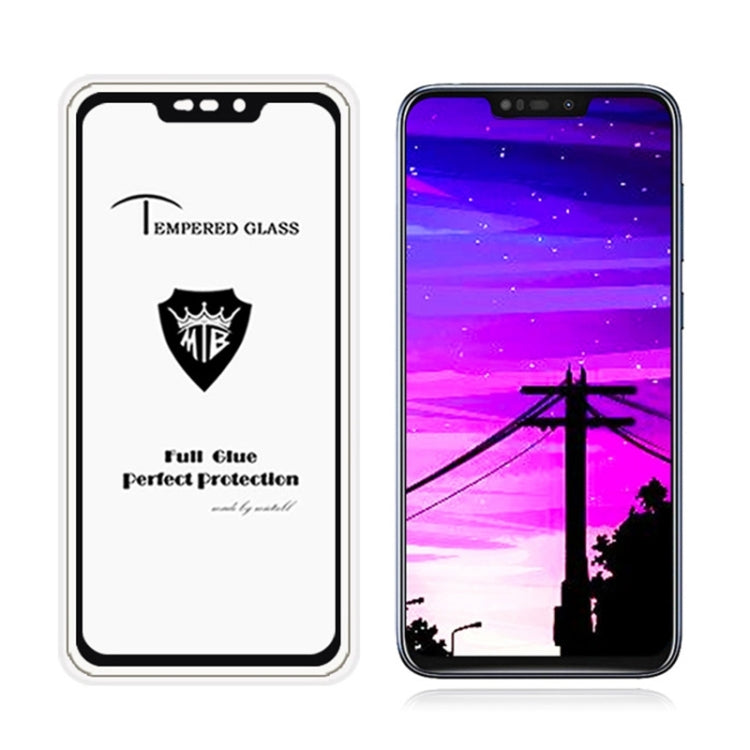 Full Screen Full Glue Anti-fingerprint Tempered Glass Film for Asus Zenfone Max (M2) ZB633KL (Black)