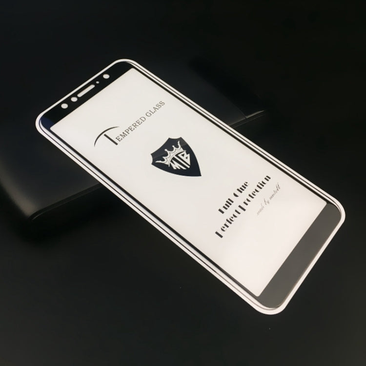 25 PCS Full Screen Full Glue Anti-fingerprint Tempered Glass Film for Asus Zenfone Max Pro (M1) ZB601KL (Black)