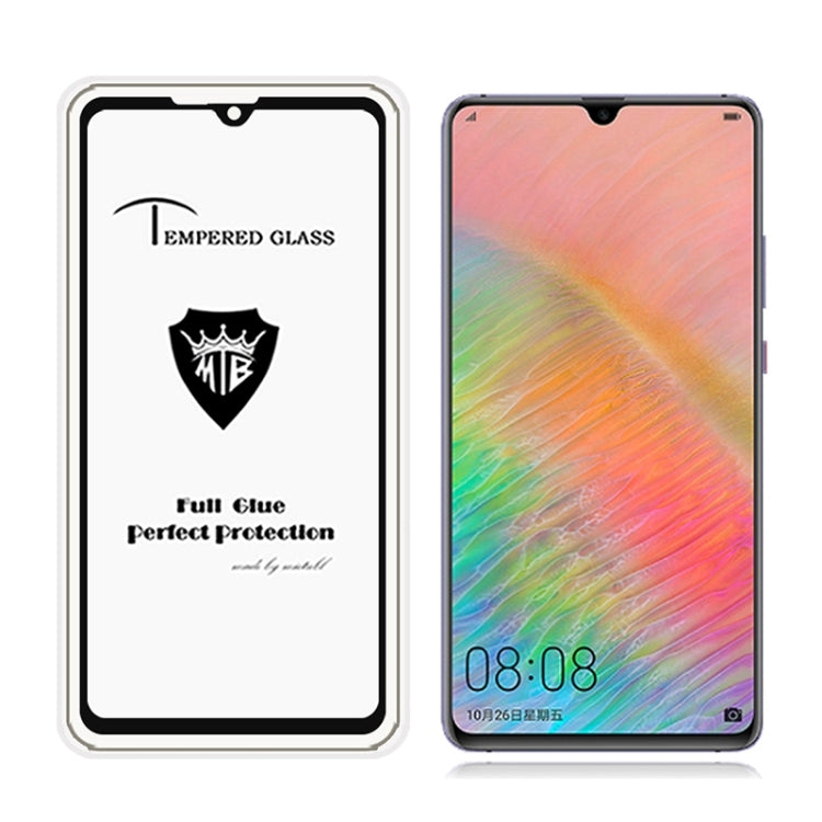 MIETUBL Full Screen Full Glue Anti-fingerprint Tempered Glass Film for Huawei Mate 20 X (Black)