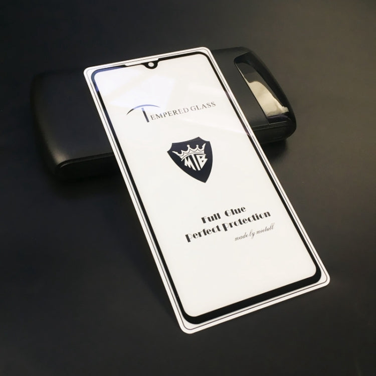 MIETUBL Full Screen Full Glue Anti-fingerprint Tempered Glass Film for Huawei Mate 20 X (Black)