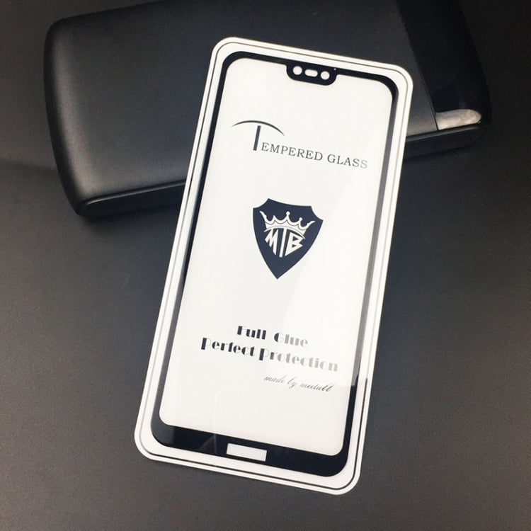 25 PCS MIETUBL Full Screen Full Glue Anti-fingerprint Tempered Glass Film for Huawei P20 Lite / Nova 3e (Black)