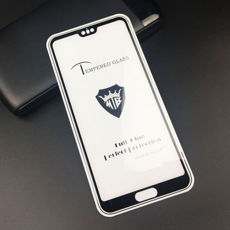 MIETUBL Full Screen Full Glue Anti-fingerprint Tempered Glass Film for Huawei P20 Pro (Black)