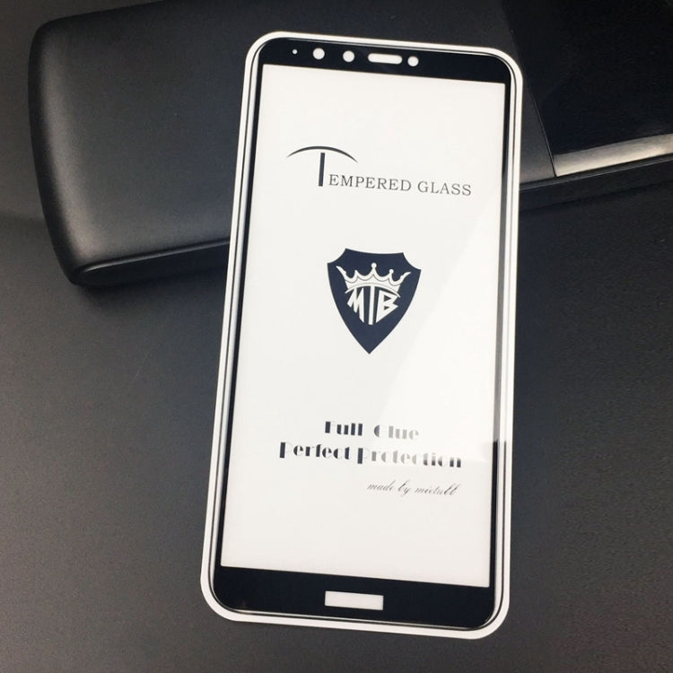 25 PCS MIETUBL Full Screen Full Glue Anti-fingerprint Tempered Glass Film for Huawei Y9 (2018)