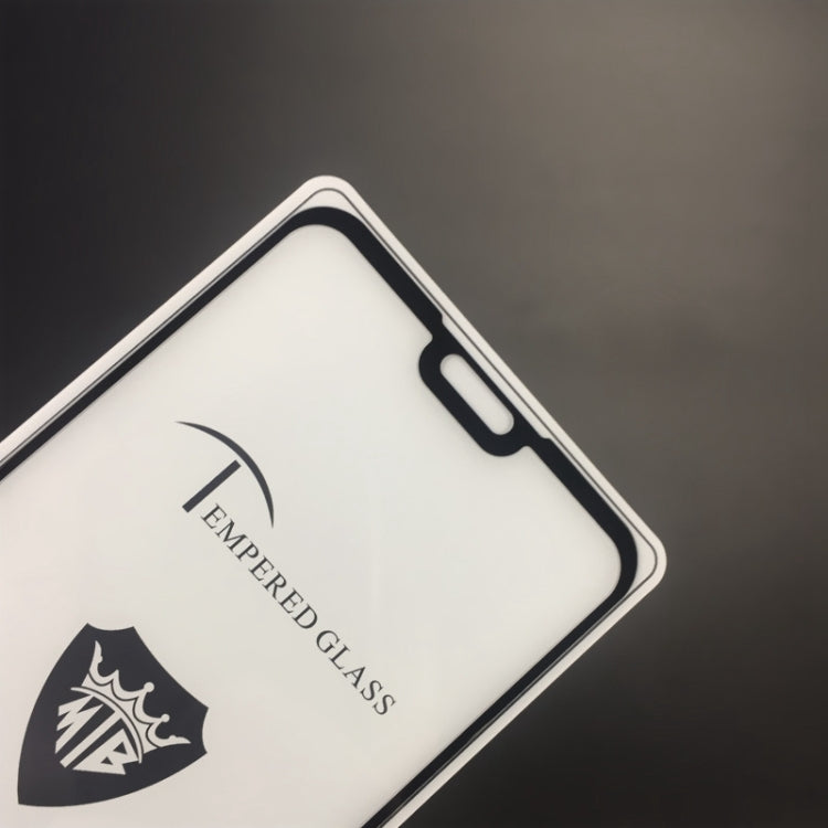 25 PCS MIETUBL Full Screen Full Glue Anti-fingerprint Tempered Glass Film for Huawei Y9 (2019) / Enjoy 9 Plus (Black)