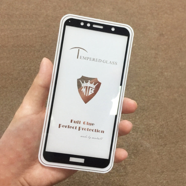 25 PCS MIETUBL Full Screen Full Glue Anti-fingerprint Tempered Glass Film for Huawei Honor 7A