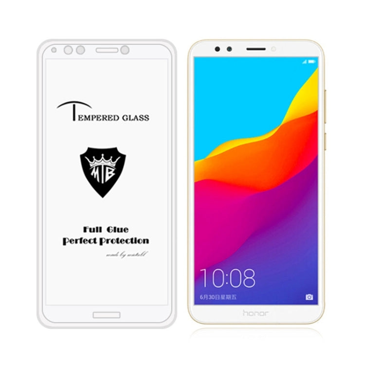 MIETUBL Full Screen Full Glue Anti-fingerprint Tempered Glass Film for Huawei Honor 7C