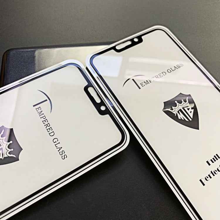 25 PCS MIETUBL Full Screen Full Glue Anti-fingerprint Tempered Glass Film for Huawei Honor 8C (Black)