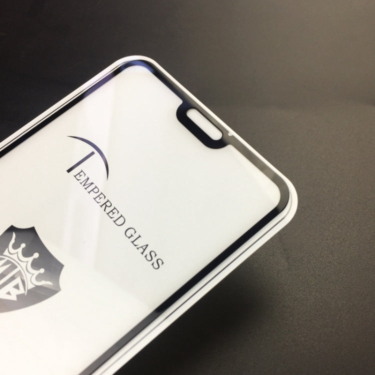 MIETUBL Full Screen Full Glue Anti-fingerprint Tempered Glass Film for Huawei Honor 8X (Black)