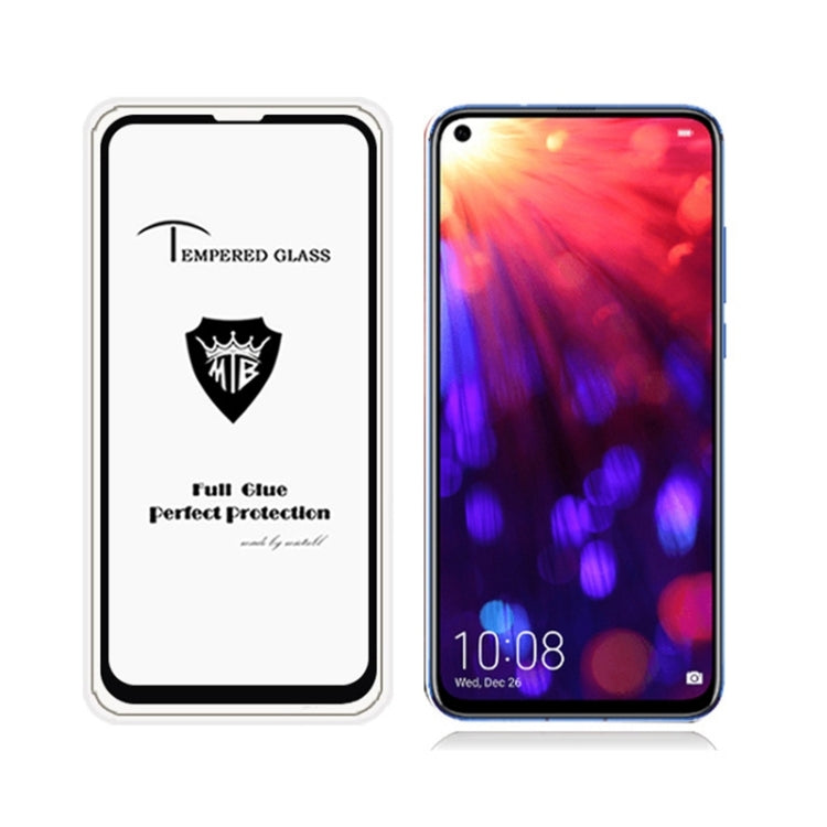 MIETUBL Full Screen Full Glue Anti-fingerprint Tempered Glass Film for Huawei Honor View 20 (Black)