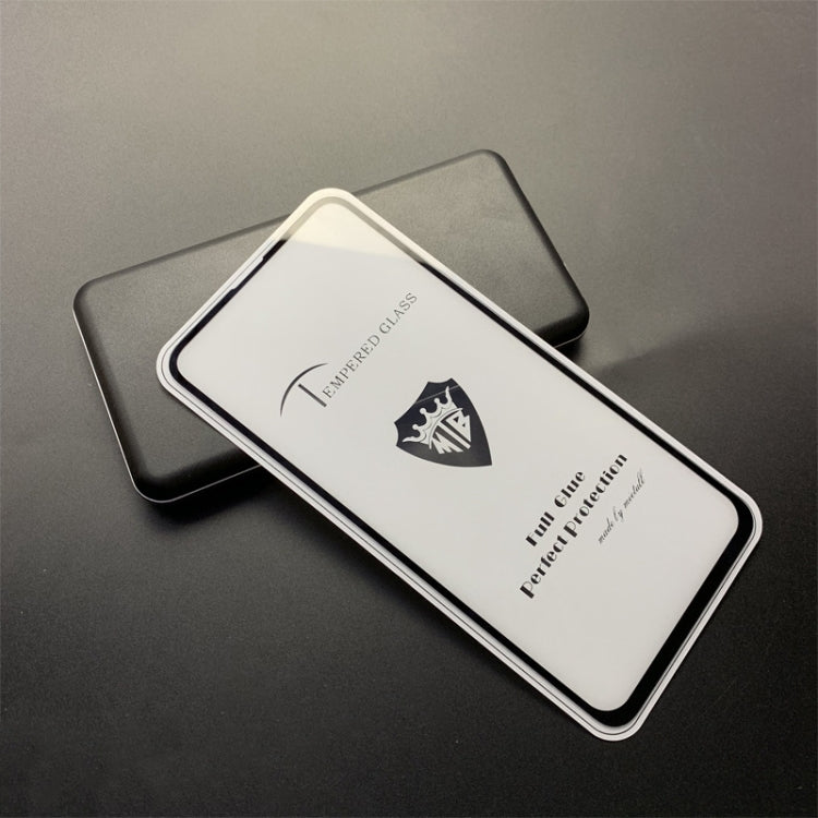 MIETUBL Full Screen Full Glue Anti-fingerprint Tempered Glass Film for Huawei Honor View 20 (Black)