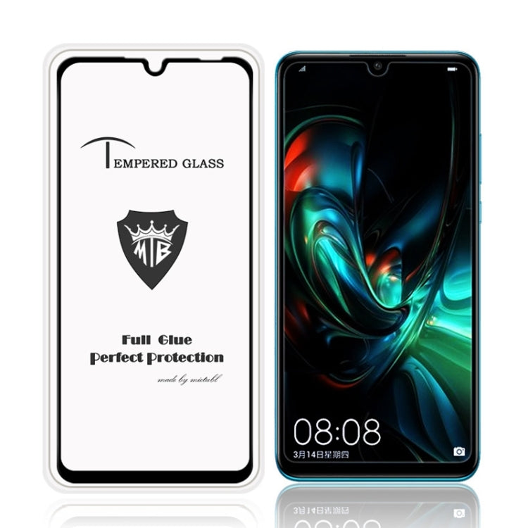 MIETUBL Full Screen Full Glue Anti-fingerprint Tempered Glass Film for Huawei P30 Lite (Black)