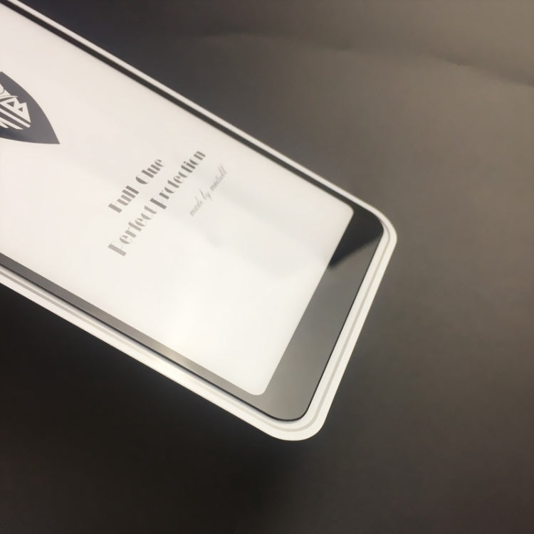 25 PCS MIETUBL Full Screen Full Glue Anti-fingerprint Tempered Glass Film for Galaxy A7 (2018) (Black)