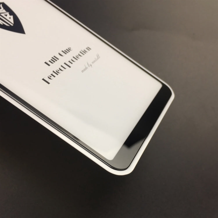 25 PCS MIETUBL Full Screen Full Glue Anti-fingerprint Tempered Glass Film for Galaxy A9 (2018) (Black)