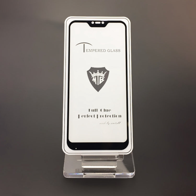 25 PCS MIETUBL Full Screen Full Glue Anti-fingerprint Tempered Glass Film for Xiaomi Redmi 6 Pro / Mi A2 lite (Black)