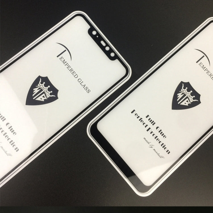 25 PCS MIETUBL Full Screen Full Glue Anti-fingerprint Tempered Glass Film for Xiaomi Redmi Note 6 Pro (Black)