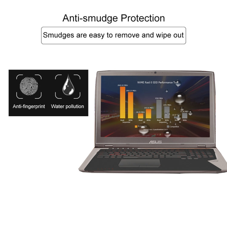 Laptop Screen HD Tempered Glass Protective Film for ASUS ROG G701VO 17.3 inch