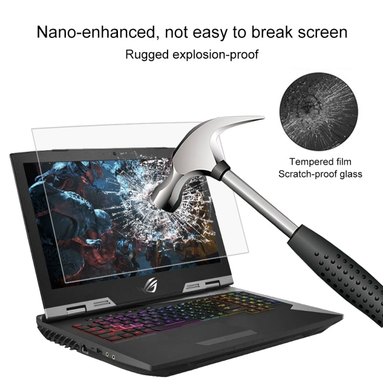 Laptop Screen HD Tempered Glass Protective Film for ASUS ROG G703 17.3 inch