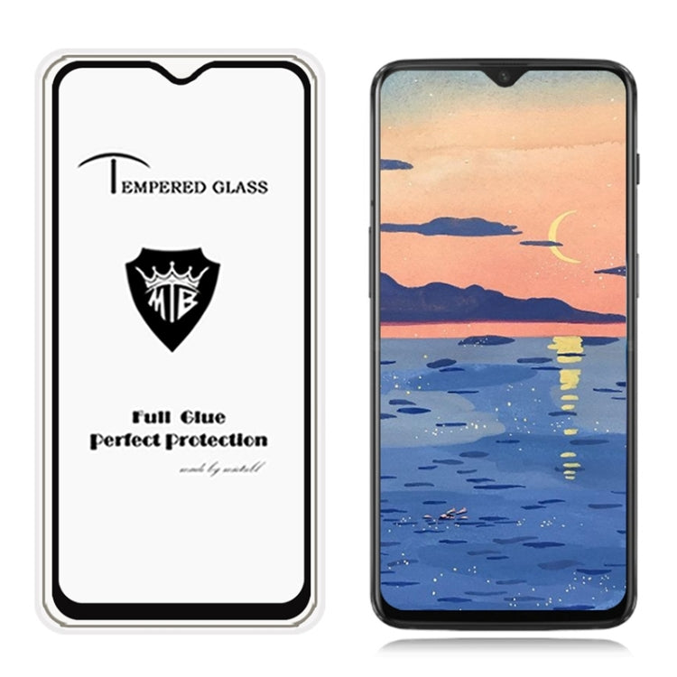 MIETUBL Full Screen Full Glue Anti-fingerprint Tempered Glass Film for OnePlus 6T (Black)